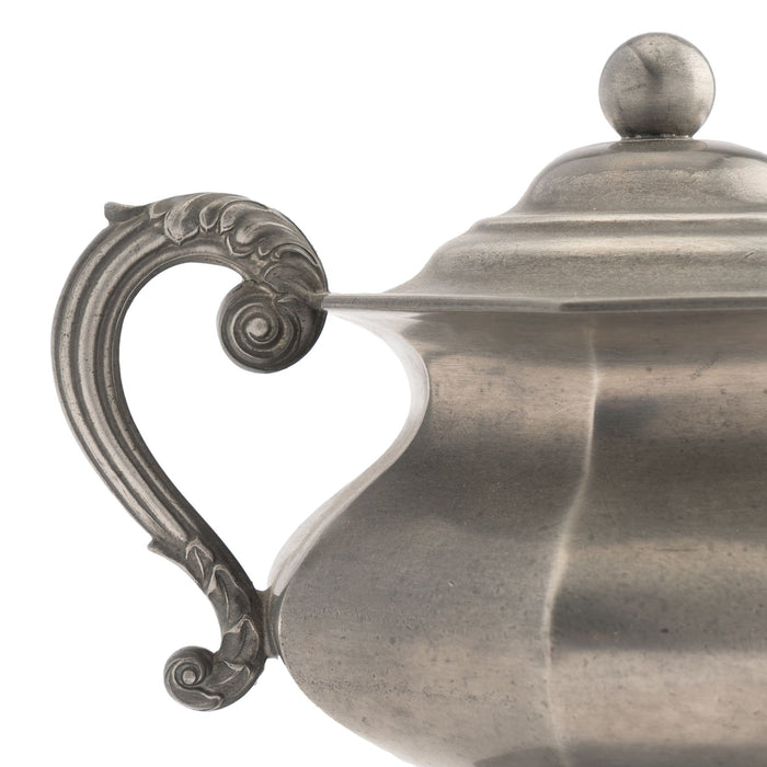 Dixon & Son 3 piece English pewter coffee service (c. 1830)