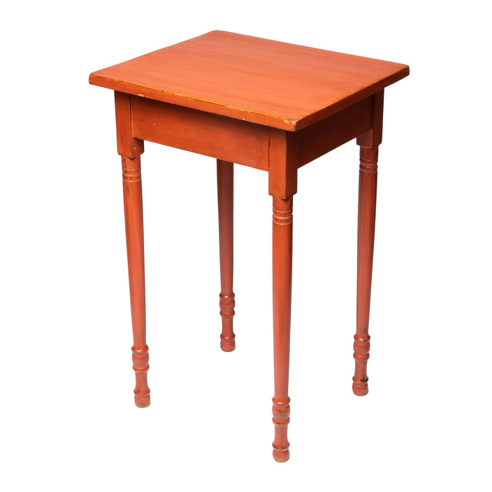 American country Sheraton stand in oxide red stain (1825)