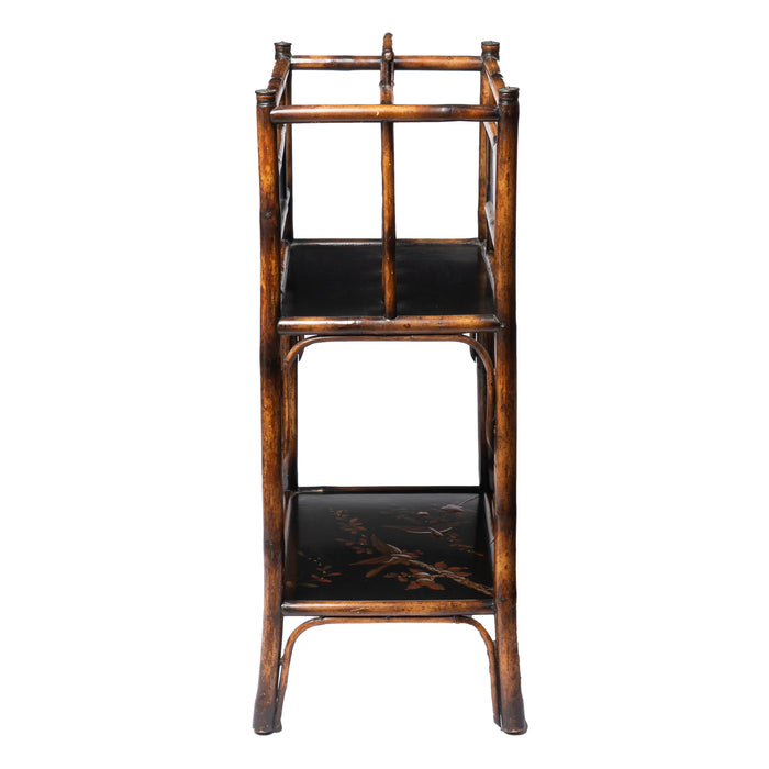 English Aesthetic Movement bamboo book stand (1900)