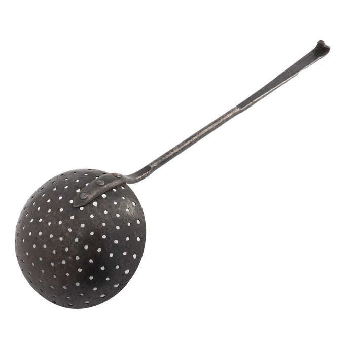 American forged iron sieve ladle (1800's)
