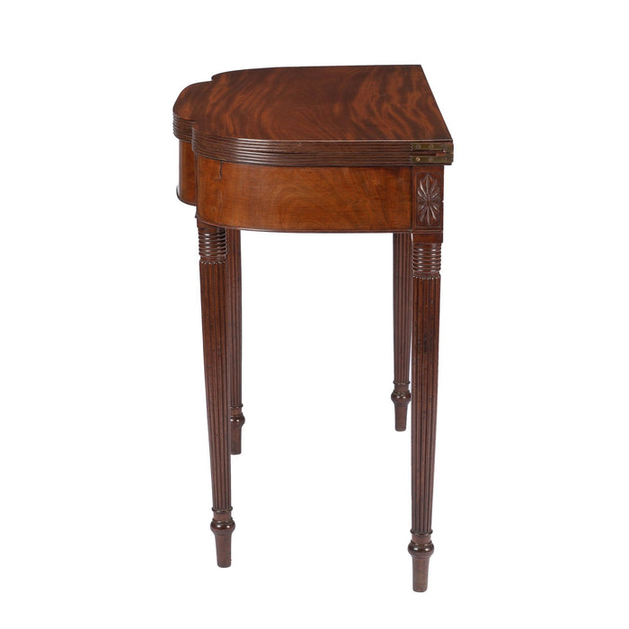 New Jersey cherry flip top game table (c. 1795)