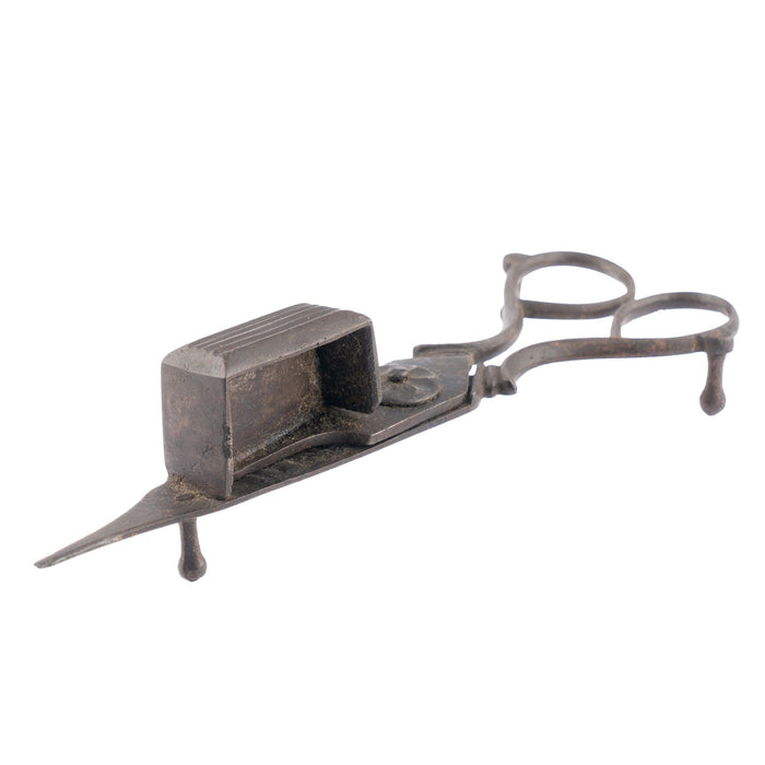 English steel wick trimmer (c. 1800)