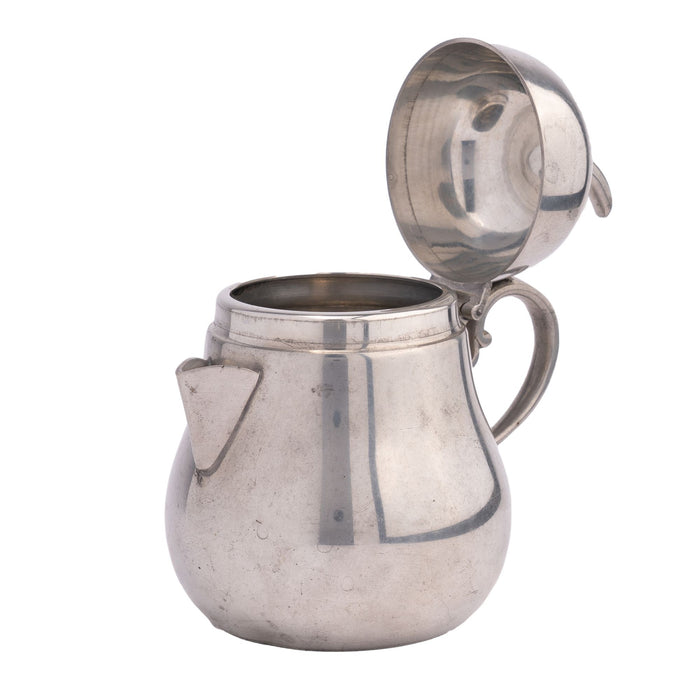 Pear shaped pewter jug by Queens Art Pewter