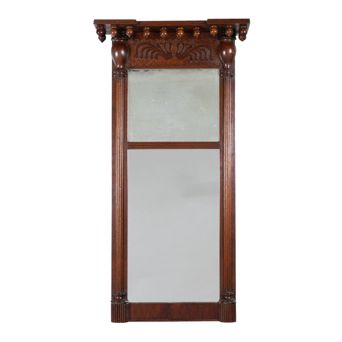 American mahogany tabernacle pier mirror (1815)