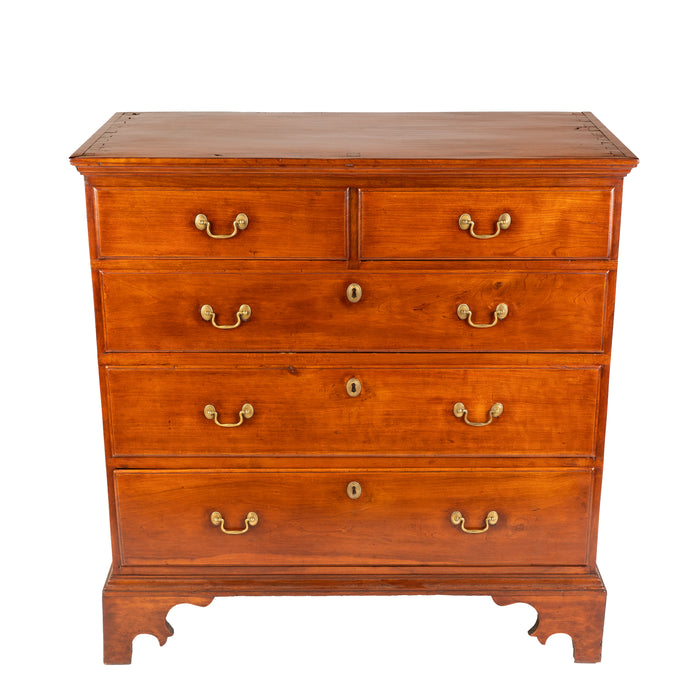 American Chippendale cherry chest of drawers (c. 1770)