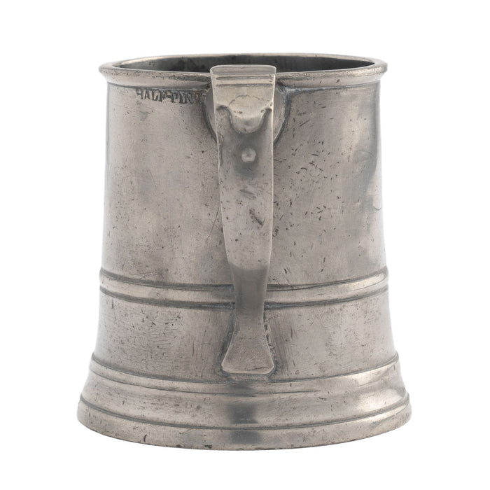 English pewter Half Pint mug (1800's)