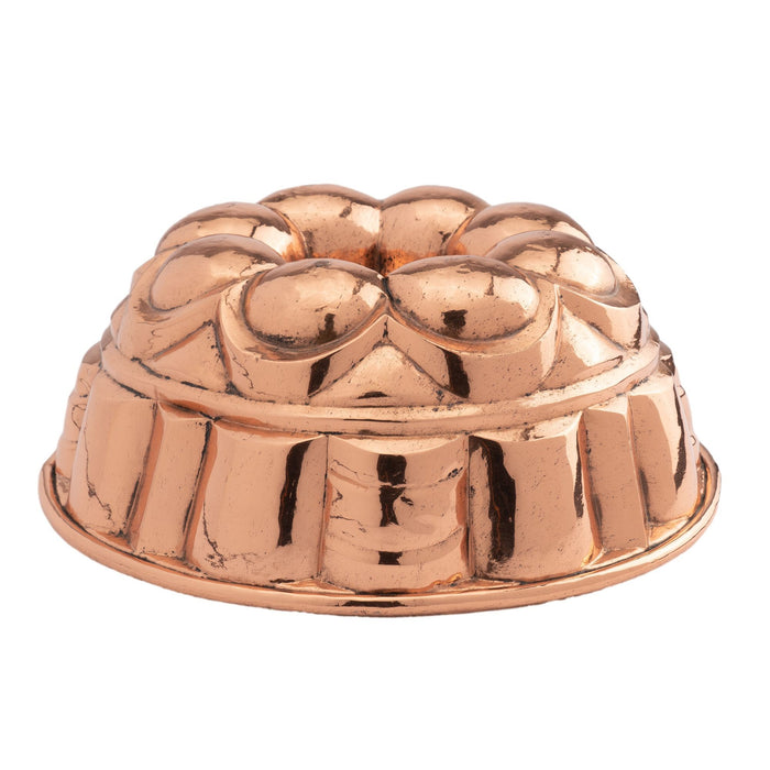 French tin lined copper bundt mold (1875)