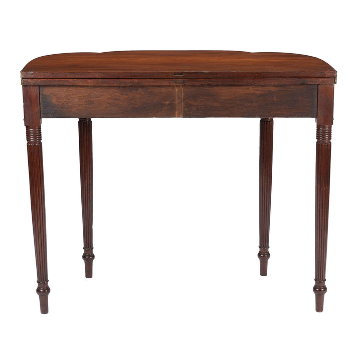 New Jersey cherry flip top game table (c. 1795)