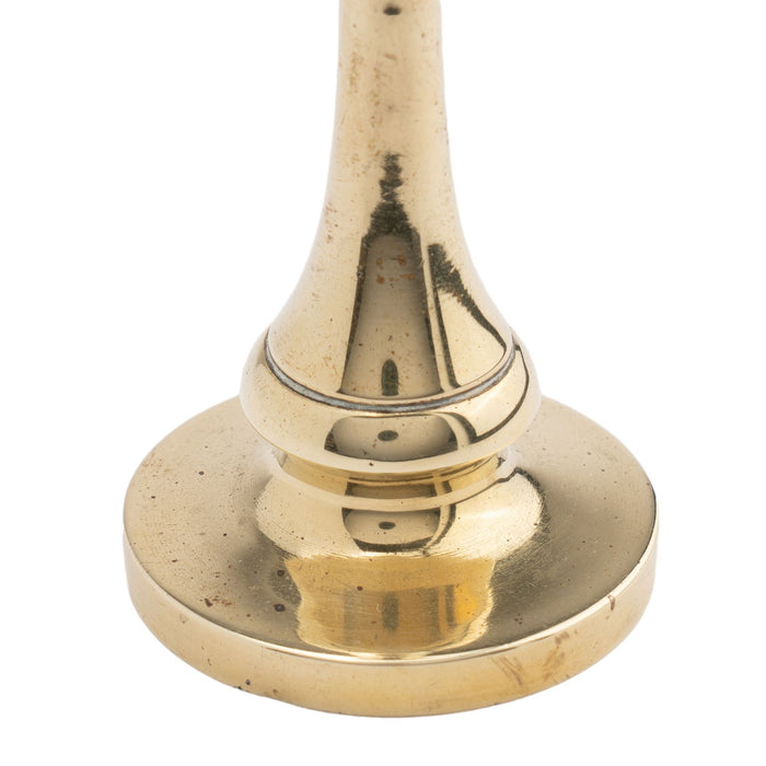 Miniature English cast brass candlestick (c. 1800-20)