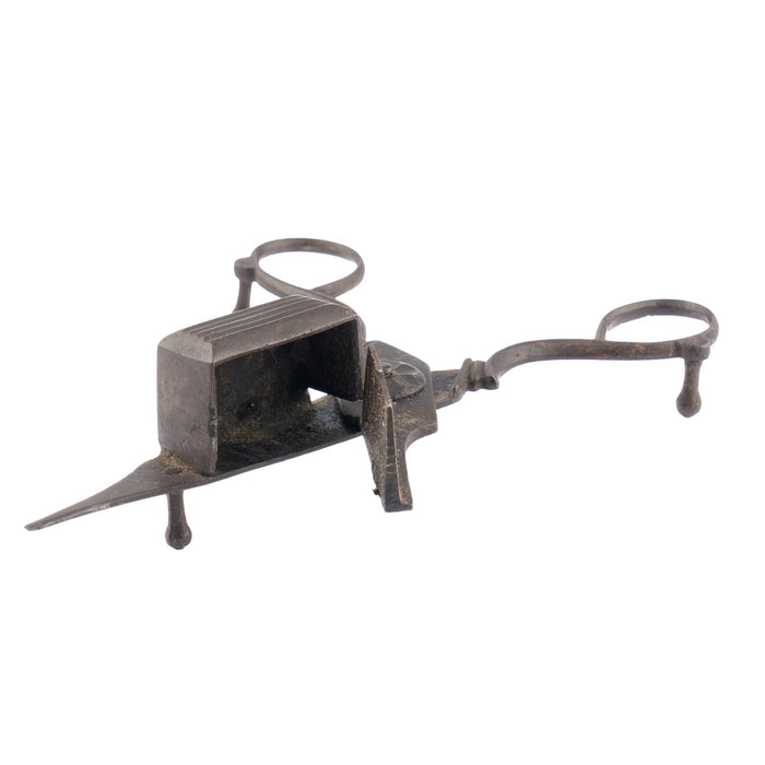 English steel wick trimmer (c. 1800)