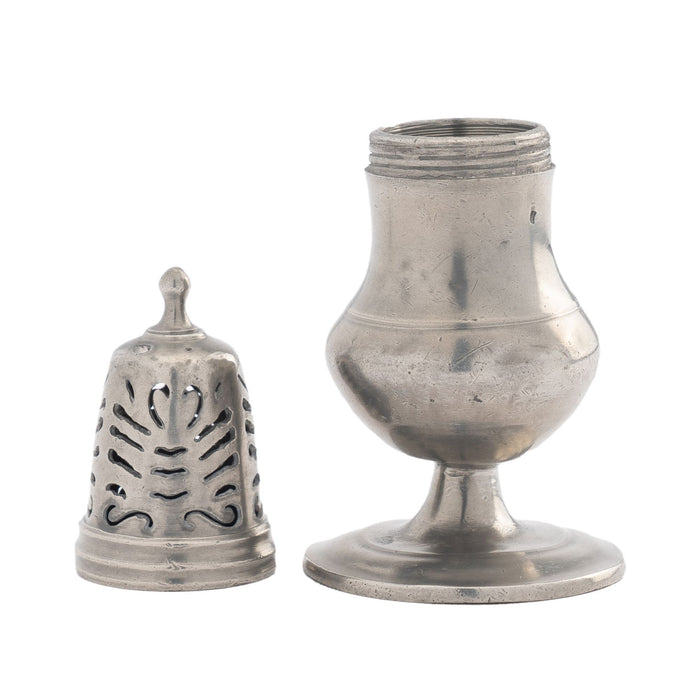 Austrian pewter sugar shaker (c. 1830)