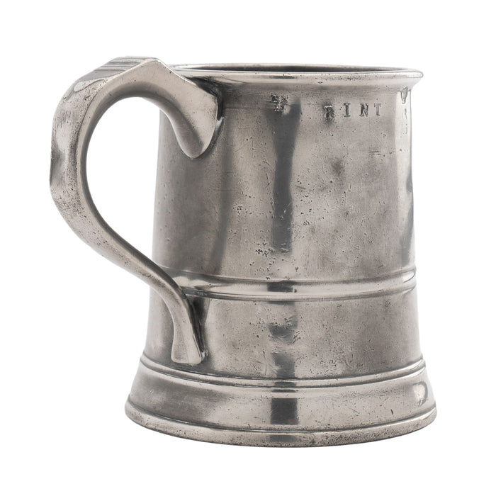 English pewter pint mug (1850's)