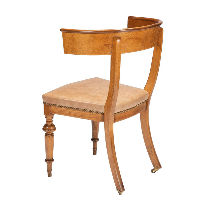 Austrian Biedermeier klismos chair (c. 1830)