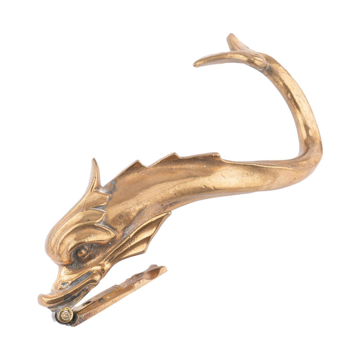 Venetian brass dolphin gondola fitting door knocker (1875-1900)