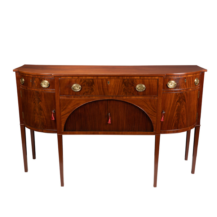 American Hepplewhite mahogany sideboard (1800-1810)