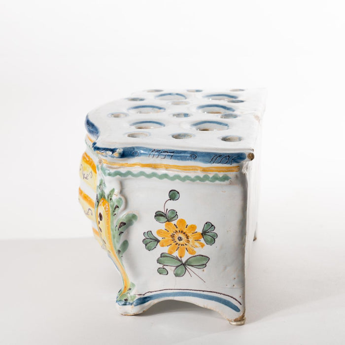 French Slip Glazed Faience Bough Pot (c. 1800)