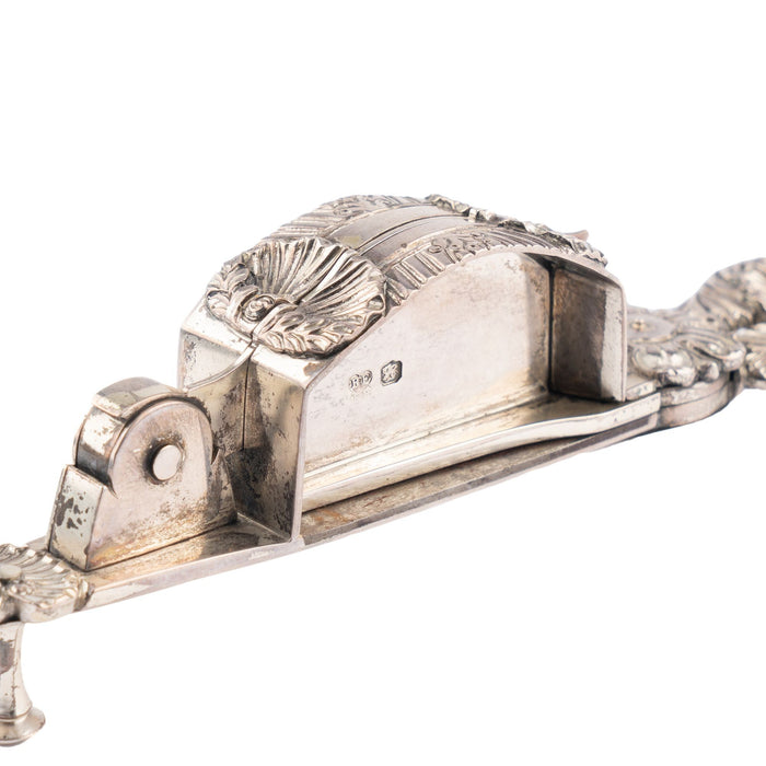 George Gibbs silvered steel wick trimmer (c. 1808)