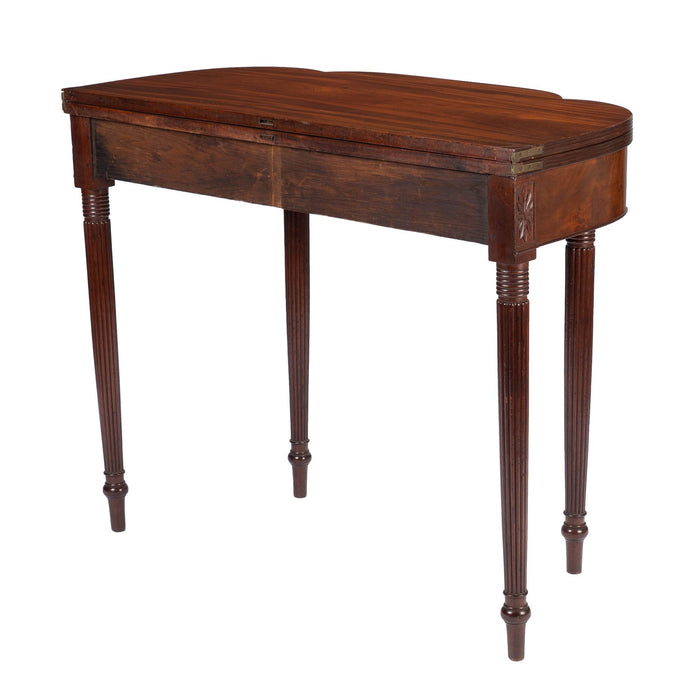 New Jersey cherry flip top game table (c. 1795)