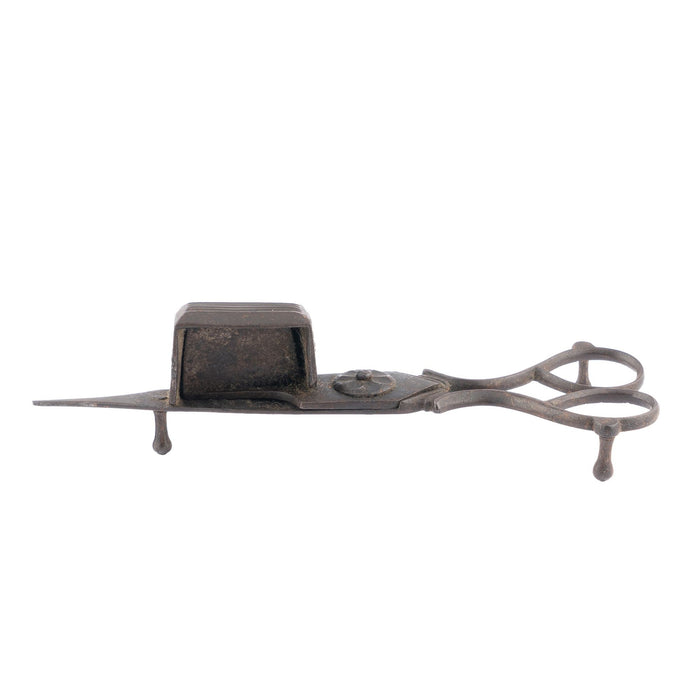 English steel wick trimmer (c. 1800)