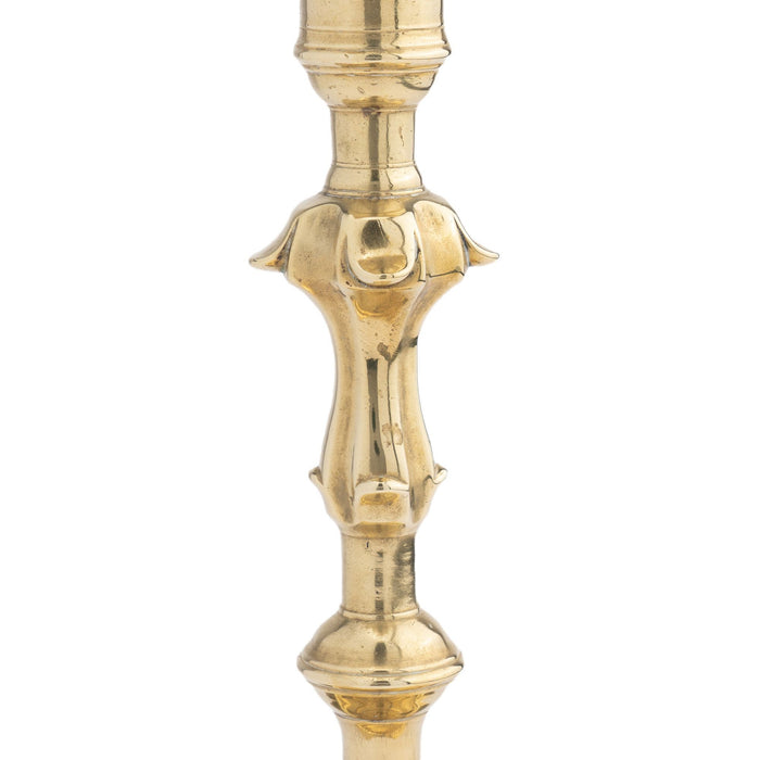 English square base Queen Anne candlestick (1750-60)