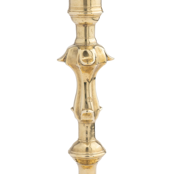 English square base Queen Anne candlestick (c. 1750-60)