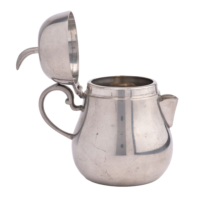 Pear shaped pewter jug by Queens Art Pewter