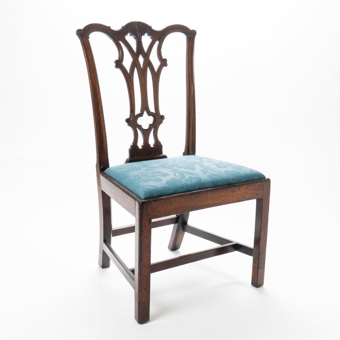 American Chippendale mahogany slip seat side chair by Thomas Tuft (1770)