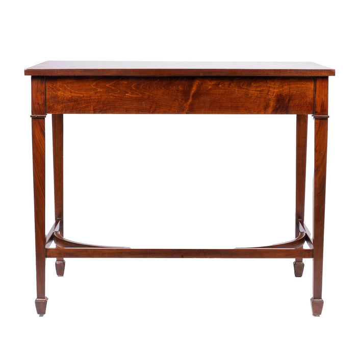 American or English Academic Revival mahogany writing table (c. 1900)