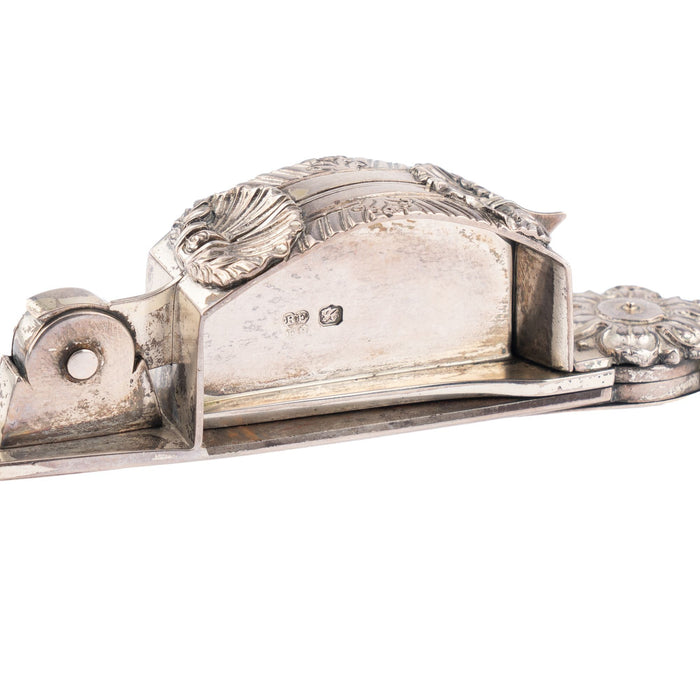 George Gibbs silvered steel wick trimmer (c. 1808)