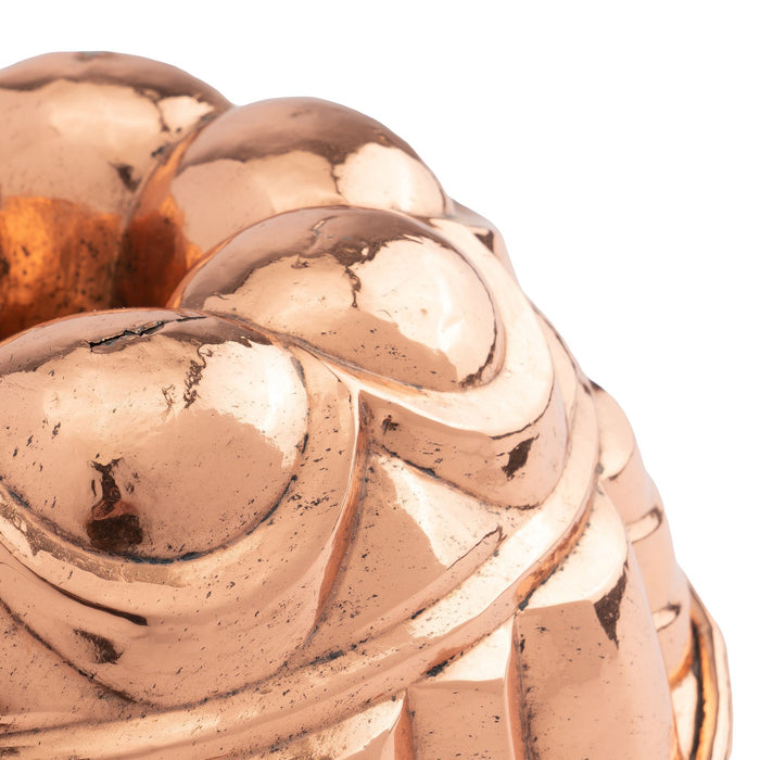 French tin lined copper bundt mold (1875)