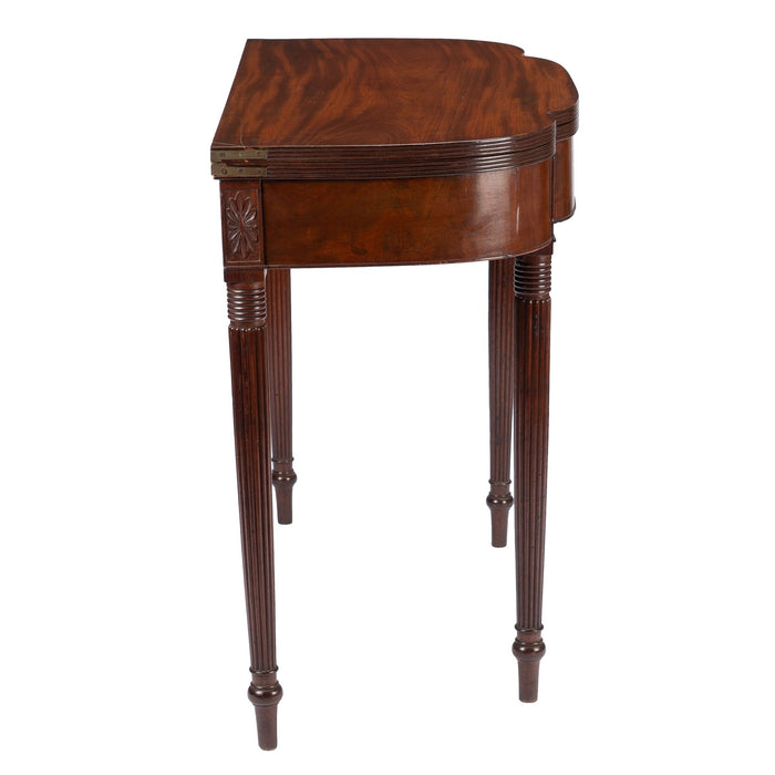 New Jersey cherry flip top game table (c. 1795)