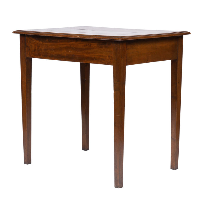 French walnut one drawer table (1800's)