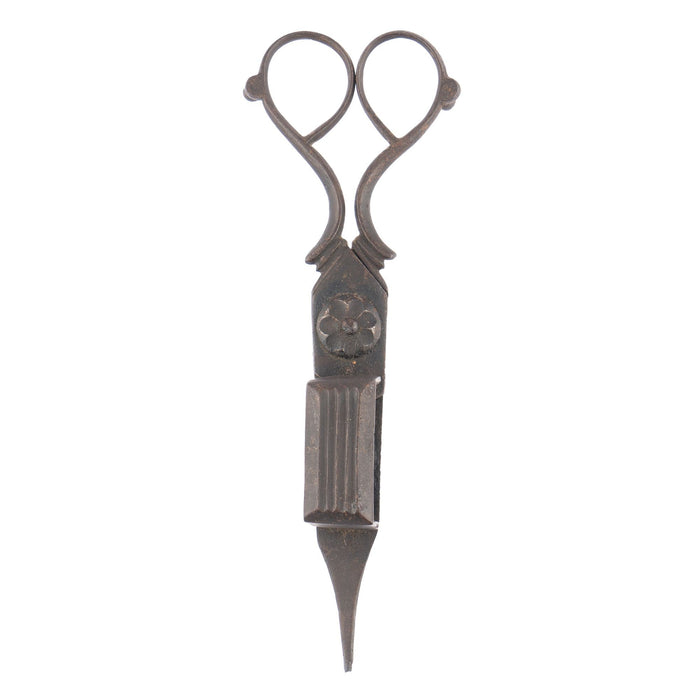 English steel wick trimmer (c. 1800)