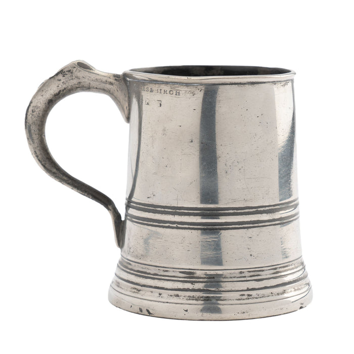 Yates & Birch pewter Half Pint mug (1839-1860)