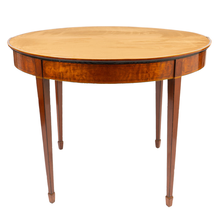 English Demi Lune Flip Top Game Table (1795)