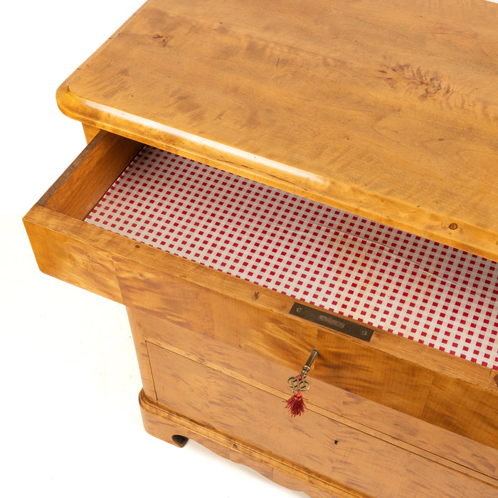 Austrian Biedermeier four drawer chest (c. 1820-30)