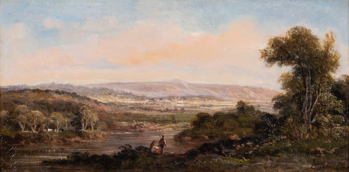 Hudson River School Landscape after Gamaliel Waldo Beaman (1880)