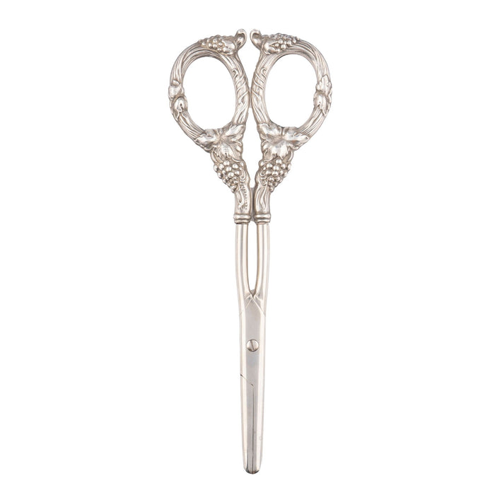 Pair of American silvered steel grape shears (1910-30)