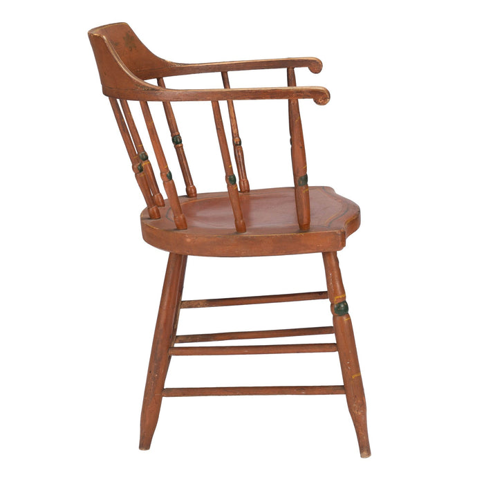 American painted Windsor captain's chair (1820)