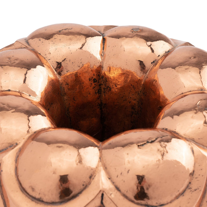French tin lined copper bundt mold (1875)