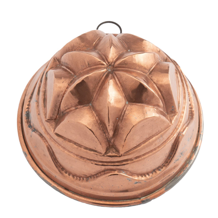 English tin lined copper mold (c. 1890)