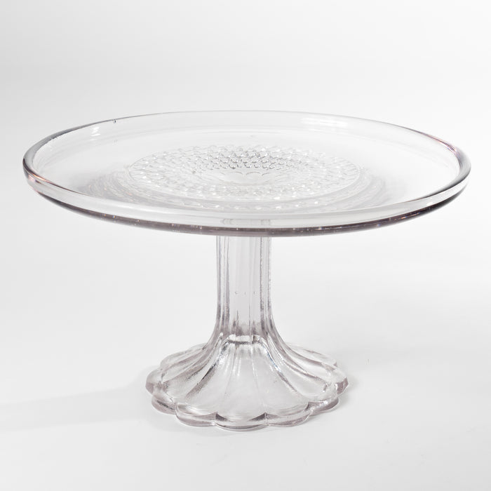 American Pressed Flint Glass Pastry Stand (c. 1860)