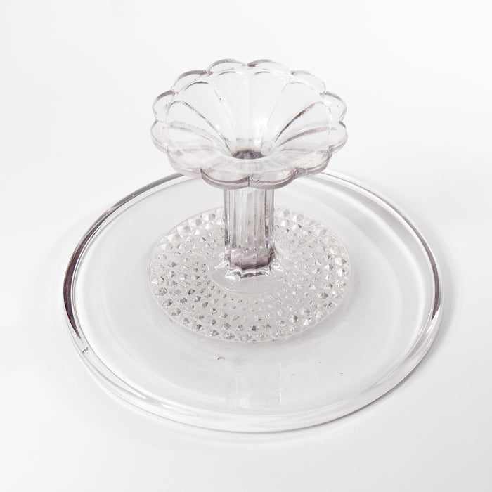 American Pressed Flint Glass Pastry Stand (1860)