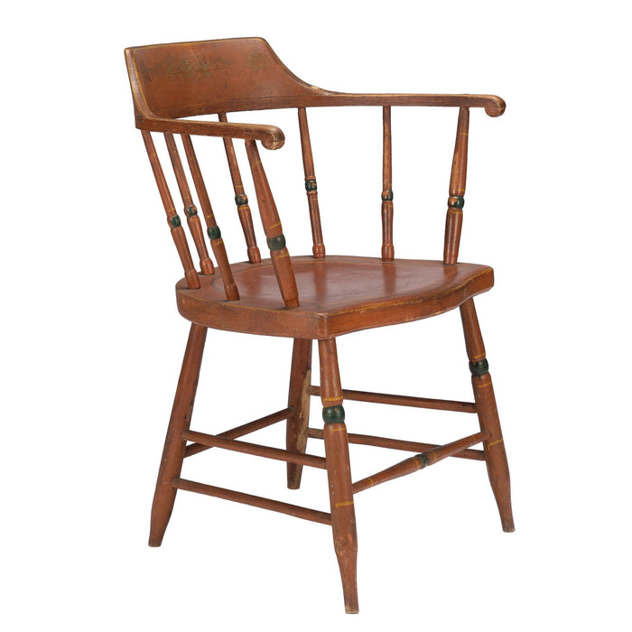 American painted Windsor captain's chair (1820)