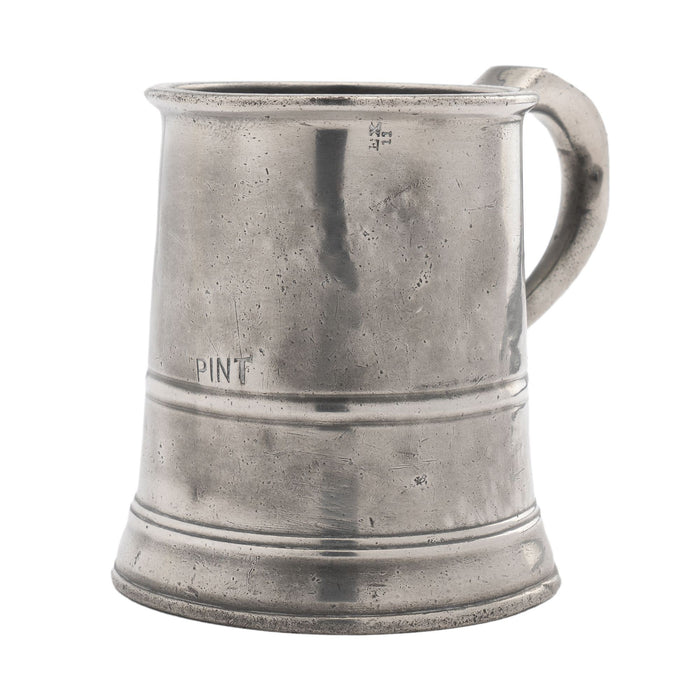 English pewter pint mug (1850's)