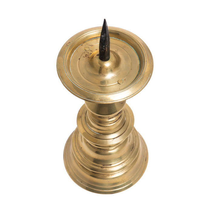 Cast brass pricket candlestick by Colonial Williamsburg