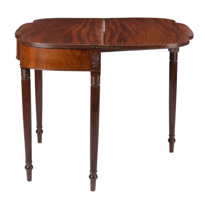 New Jersey cherry flip top game table (1795)