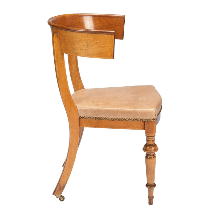 Austrian Biedermeier klismos chair (c. 1830)