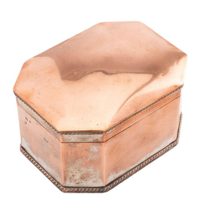 English Sheffield hinged lid box (1800's)
