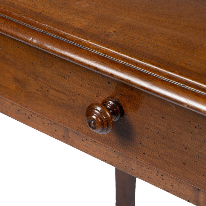 French walnut one drawer table (1800's)